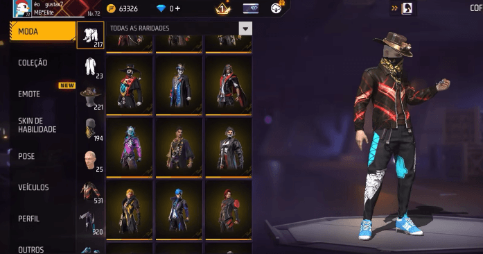 CONTA FREE FIRE BRABA — miniatura 2